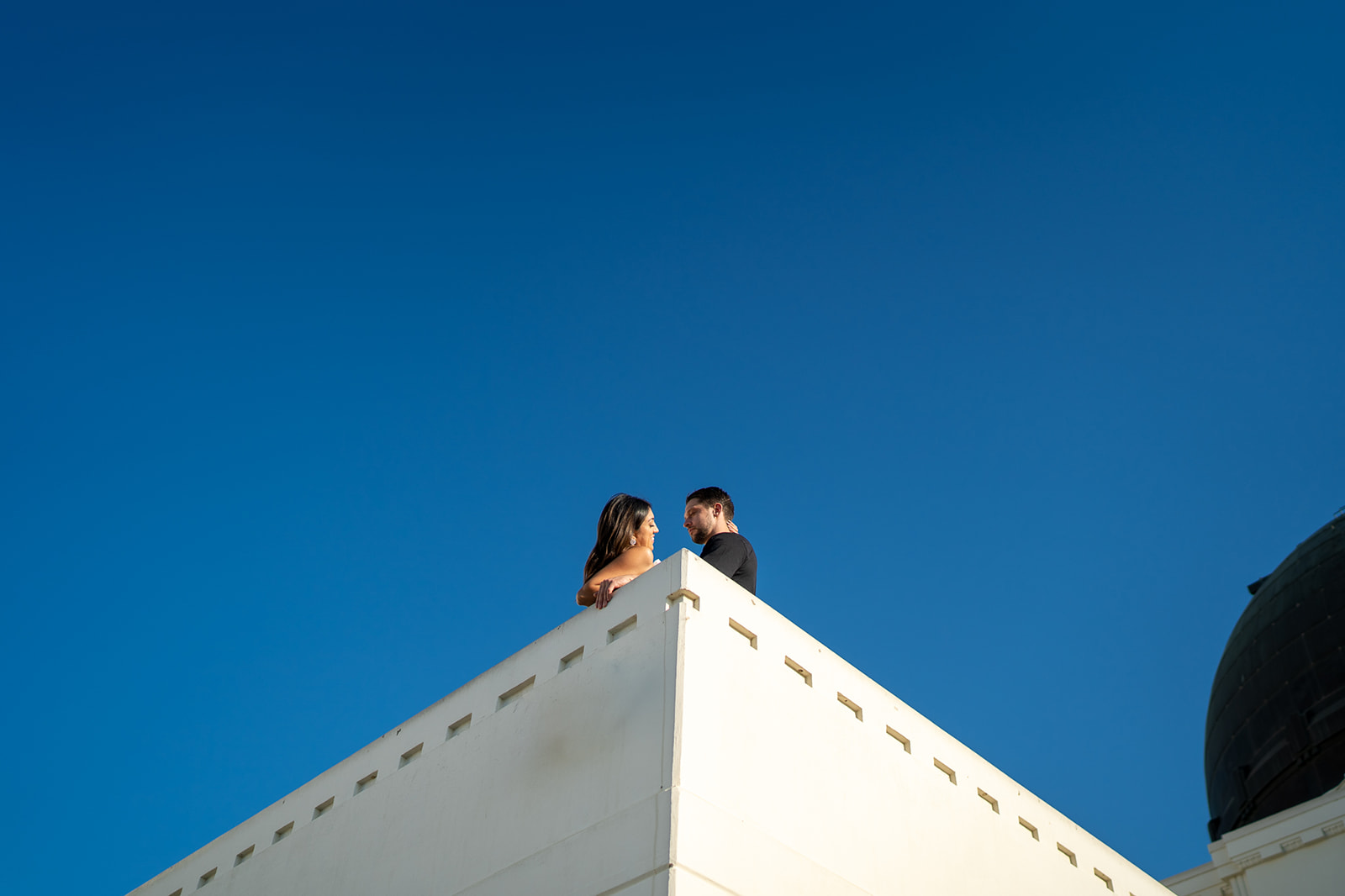 ThomasKim_photography Keywords: engagement, blue sky